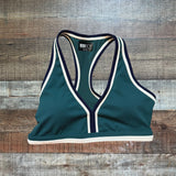 Beach Riot Sport Green Black and White Sports Bra- Size L