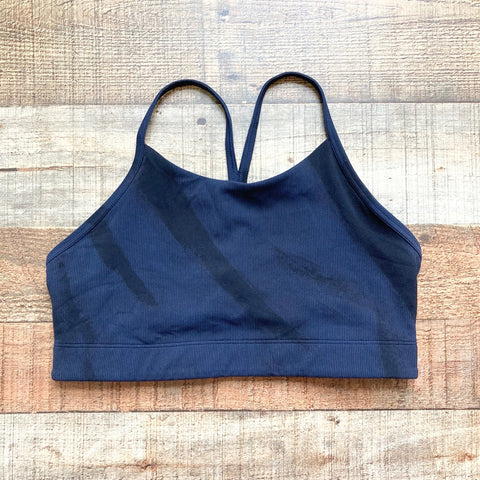 Stori Dark Navy/Black Striped Bralette- Size ~S (see notes)