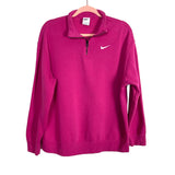 Nike Hot Pink Essential Fleece Quarter Zip Sweatshirt- Size XS (see notes, sold out online)