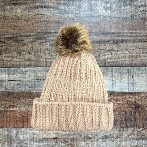 No Brand Tan Beanie