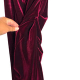 Shein Burgundy Velvet Dress - Size L