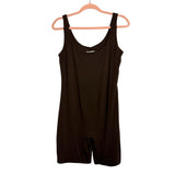 Bumpsuit Chocolate Brown Maternity Romper- Size L