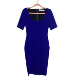 Victoria Beckham Blue Back Zipper Dress- Size 8