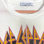 Daydreamer White Def Leppard Tee- Size L (see notes)