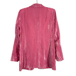 Buddy Love Pink Crushed Velvet Blazer- Size M