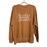 Aerie Tan Sunday Scaries Crewneck Sweatshirt - Size S (See Notes)