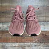 ADIDAS Mauve Animal Print Ultra Boost Sneakers - Size 8.5
