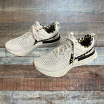 Nike React Infinity Flyknit White/Animal Print Sneakers - Size 8
