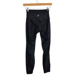 Lululemon Black Heathered Leggings - Size 4 (Inseam 23")