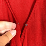 Forever New Brick Red Wrap Dress- Size 2