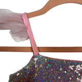 Great Pretenders Sequins Tulle Skirt Dress- Size 7-8 (see notes)