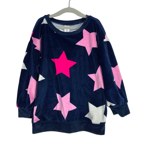 Gap Baby Navy with Stars Velour Sweatshirt- Size 4Y