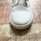 Keds White Leather T-Strap Mary Janes- Size 7.5 (see notes)