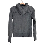 Lululemon Grey Zip Up Hooded Jacket - Size 4
