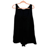 Bae. Black Back Cutout Nursing Romper- Size L (see notes)
