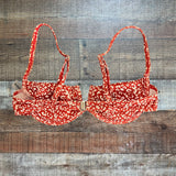 SHEIN Brick Animal Print Swimsuit Set With Sarong - Size S (See Notes)