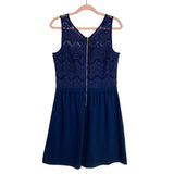Lilly Pulitzer Navy Lace Overlay Dress- Size L