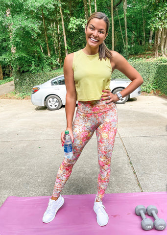 Lululemon Multicolor Printed Leggings - Size 6 (Inseam 27")