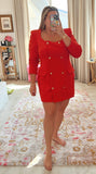 River Island Red Double Breasted Blazer Dress - Size 18/US 14 (Sold Out Online!)