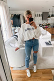 Petal + Pup Los Angeles Crewneck Sweatshirt - Size US 6