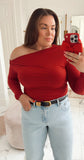 Abercombie & Fitch A&F Modal-Blend Collection Red Top - Size L