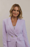 Veronica Beard Soft Lilac Miller Dickey Blazer - Size 0 (We Have Matching Bottoms!)