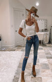 Abercrombie & Fitch White Smocked Top NWT - Size S