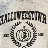 Gildan Grey Halloweentown University Monogrammed Sweatshirt- Size L