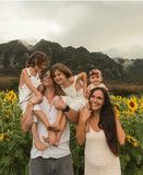 Lulus Cream Crochet Overlay Dress- Size S