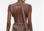 JACQUEMUS Tie Adjustable Halter Bodysuit- Size 36 (sold out online)