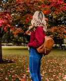 Sole Society Camel Mini Backpack