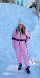 No Brand (Zwurew) Pink Winter Ski Suit - Size XXL