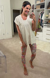 Lululemon Multicolor Printed Leggings - Size 6 (Inseam 27")