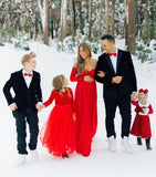 No Brand Red Gown- Size S