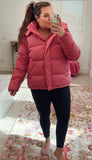 Lululemon Dusty Rose Wunder Puff Hooded Jacket - Size 12