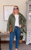 Everlane Green Organic Cotton Hooded Jacket- Size M (sold out online)