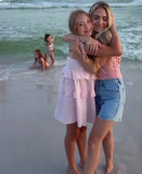 Abercrombie & Fitch Pink Ribbed Scoop Neck Tank- Size M (see notes)