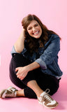 ABLE The Annie Animal Print Leather Sneakers- Size 8 (sold out online)