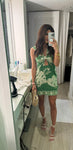 Farm Rio Green Leaf Dress - Size S (sold out online)