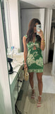 Farm Rio Green Leaf Dress - Size S (sold out online)