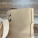 Alohas Tan Leather Chunky Boots- Size 38 (see notes)