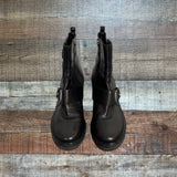 Marc Fisher Black Leather Boots- Size 7.5 (see notes)