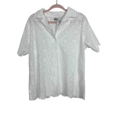 Beach Riot White Eyelet Lexie Top- Size XL (we have matching shorts)
