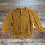 Old Navy Chestnut Waffle Top - Size 12-18M