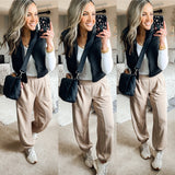 Anrabess Tan Sweatpants NWT- Size S (see notes)