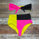 Mara Hoffman Neon Bandeau Bikini Top- Size L (TOP ONLY, we have matching bottoms)