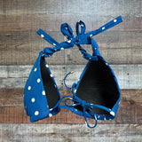 Swim Systems Teal Polka Dot Bikini Top- Size DD (TOP ONLY, we have matching bottoms)