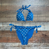 Swim Systems Teal Polka Dot Bikini Bottoms- Size XL (BOTTOMS ONLY, we have matching top)