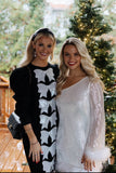 Queen of Sparkles Black Beaded Sequin Bow Dress- Size XS (sold out online)