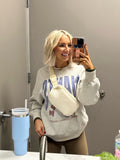 NFL Team Apparel Heather Gray New York Giants Sweatshirt- Size XS (see notes)